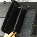 GIVENCHY-006-4 時尚商務新款17數字圖案十字紋大容量手拿包錢包