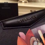 GIVENCHY-008-5 歐美百搭元素小鹿斑比圖案十字紋男女款手拿包