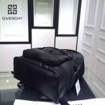 GIVENCHY-004-4 原單五角星圖案降落傘面料配牛皮雙肩包休閒背包