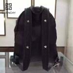 GIVENCHY-004-10 原單74數字圖案降落傘面料配牛皮雙肩包休閒背包