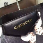 GIVENCHY-0011-3 專櫃官方版經典款蝴蝶圖案十字紋大容量購物袋