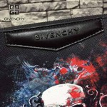 GIVENCHY-008-19 歐美百搭元素海盜骷髏圖案十字紋男女款手拿包