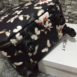 GIVENCHY-001 歐美朋克風新款蝴蝶圖案十字紋16寸標準登機箱拉桿箱