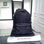 GIVENCHY-004 原單五角星圖案降落傘面料配牛皮雙肩包休閒背包