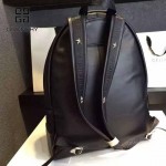 GIVENCHY-0010 人氣熱銷新款原單黑色全皮男女款雙肩包休閒書包