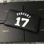 GIVENCHY-006-4 時尚商務新款17數字圖案十字紋大容量手拿包錢包
