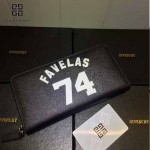 GIVENCHY-006-3 時尚商務新款74數字圖案十字紋大容量手拿包錢包