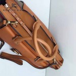 BURBERRY 39907601-1 秋冬時尚新款Canvas格紋原版皮系列托特包
