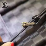 LV N41643 專櫃最新款商務男士黑色棋盤格單肩斜挎包
