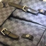 LV N41643 專櫃最新款商務男士黑色棋盤格單肩斜挎包