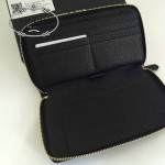 PRADA 1M1188-16 時尚潮流女士經典三角標黑色荔枝紋原版皮多功能長款錢包