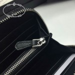 PRADA 1M0506-04 人氣熱銷經典新款黑色原版皮拉鏈長款錢夾