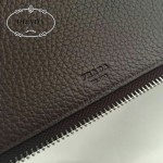 PRADA 1M1188-2 時尚商務男士經典三角標黑色荔枝紋原版皮多功能長款錢包