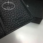 PRADA 0836 時尚新款男士散字標黑色荔枝紋原版皮長款西裝夾