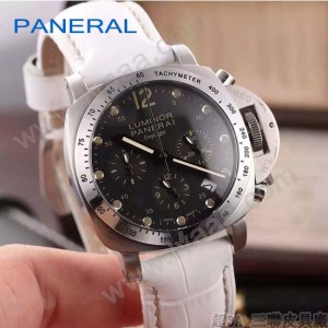 PN1199-9 時尚女士閃亮銀黑底配白色鱷魚紋錶帶進口石英腕錶