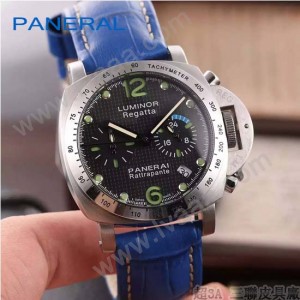 PN1199-4 時尚女士閃亮銀黑底配藍色鱷魚紋錶帶進口石英腕錶