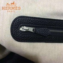 HERMES-00042-2 時尚經典款黑色原版TOGO皮大容量花園包