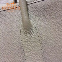 HERMES-00042 時尚經典款卡其色原版TOGO皮大容量花園包