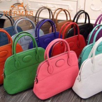 HERMES-00041-6 專櫃最新款土黃色原版TOGO皮大小號手提單肩包寶萊包