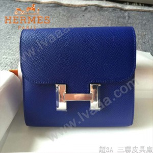 HERMES-00049-05 名媛氣質淑女新款原版Epsom皮constance短夾