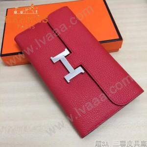 HERMES-00050-06 專櫃時尚新款Constance系列原版牛頸紋皮手拿包
