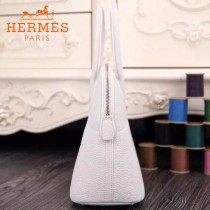 HERMES-00041-8 專櫃最新款白色原版TOGO皮大小號手提單肩包寶萊包