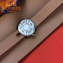 HERMES-00048-06 專櫃潮流最新款HERBAG原版牛皮配帆布手提單肩包