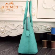 HERMES-00041-7 專櫃最新款薄荷綠原版TOGO皮大小號手提單肩包寶萊包