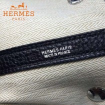 HERMES-00042-2 時尚經典款黑色原版TOGO皮大容量花園包
