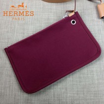 HERMES-00048-03 專櫃潮流最新款HERBAG原版牛皮配帆布手提單肩包