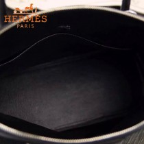 HERMES-00041-9 專櫃最新款黑色原版TOGO皮大小號手提單肩包寶萊包