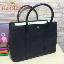 HERMES-00042-2 時尚經典款黑色原版TOGO皮大容量花園包