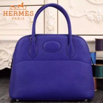 HERMES-00041-13 專櫃最新款電光紫原版TOGO皮大小號手提單肩包寶萊包