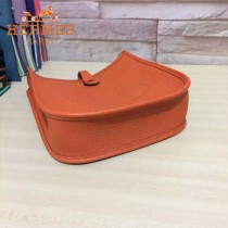 HERMES-00044-15 潮流新款伊芙寧系列橙色原版TOGO皮迷你單肩斜挎包