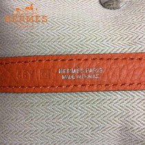 HERMES-00042-3 時尚經典款橙色原版TOGO皮大容量花園包