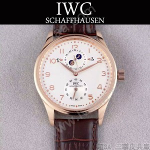 IWC-073 萬國葡萄牙l544401系列瑞士2824多功能自動雕花機芯男士腕表