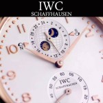 IWC-073 萬國葡萄牙l544401系列瑞士2824多功能自動雕花機芯男士腕表