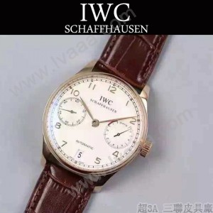 IWC-070-05 萬國葡萄牙7日鏈升級版定制版瑞士Cal.51011全自動機芯腕表