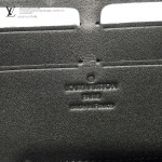 LV N60015-01 時尚經典ZIPPY系列原版皮壓格紋男士錢夾