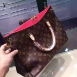 LV M40906-01 最新款女包新款手提包單肩斜挎時尚Pallas原版皮手袋