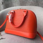 LV M40862-05 潮流時尚新款原版皮水波紋ALMA BB手提斜背貝殼包