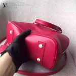 LV M40862-07 潮流時尚新款原版皮水波紋ALMA BB手提斜背貝殼包