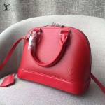 LV M40862-06 潮流時尚新款原版皮水波紋ALMA BB手提斜背貝殼包