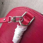 LV M40862-07 潮流時尚新款原版皮水波紋ALMA BB手提斜背貝殼包