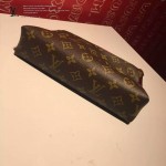 LV M41638-7 時尚新款女士EVA老花配棗紅皮單肩斜挎包晚宴包手拿包