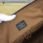 LV N54019-3 時尚精英男士PORTE-DOCUMENTS JOUR NM咖啡棋盤格手提單肩包
