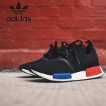 Adidas-26 阿迪達斯陳冠希代言NMD Runner Primeknit爆米花黑色運動鞋休閒鞋