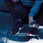 Adidas-26 阿迪達斯陳冠希代言NMD Runner Primeknit爆米花黑色運動鞋休閒鞋