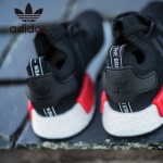 Adidas-26 阿迪達斯陳冠希代言NMD Runner Primeknit爆米花黑色運動鞋休閒鞋