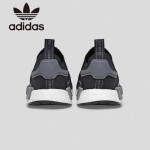 Adidas-25 阿迪達斯陳冠希代言NMD Runner Primeknit爆米花黑色運動鞋休閒鞋